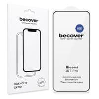 Скло захисне BeCover 10D Xiaomi 15T Pro Black (715709)