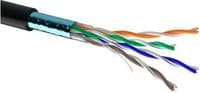 Кабель для наружной прокладки OK-Net КППЭ-ОП (100) FTP, CAT5е, 4х2х0.51, бухта 100м (49330)