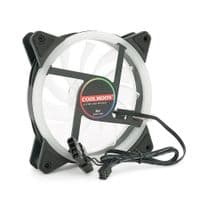 Кулер корпусный 12025 DC sleeve fan 3pin+4pin - 120*120*25мм, 12V, 1100об/мин, Green, двусторонний