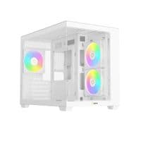 УЦИНКА! Корпус для компьютера MATX W/O PSU GAMMA C54 ARGB белый (GAMMA-C54-WHD300XX-GL) OCYPUS