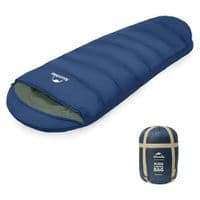 Спальный мешок Naturehike с капюшоном MJ600 CNK2300SD014, темно-голубой (6976507663977)
