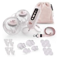 Молокоотсос Kinderkraft двойной электрический GentleFlow Pink (5902533931033)