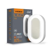 Светильник Videx LED светильник ART IP65 овальный VIDEX VLE-BHFO-115 11W 5000K 220V (VLE-BHFO-115)