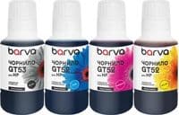 Комплект чернил Barva HP GT53/GT52, Black/Cyan/Magenta/Yellow, 4x135 мл, пигментные/водорастворимые, флакон OneKey (HGT53-135-MP)