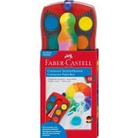 Акварельні фарби Faber-Castell CONNECTOR "Скріплюй разом" 12 кольорів з кроючими білилами, (125030) (32267)
