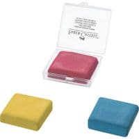 Резинка Faber-Castell «Клячка» Kneadable Art в пластиковой коробочке цвета ассорти (24292)