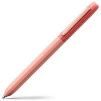 Ручка кулькова Faber-Castell поворотна серії AVORI Inner Fire, колір корпусу рожевий, синя ХВ (1,0 мм) (33071)