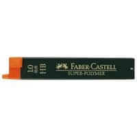 Грифель для механического карандаша Faber-Castell Super-Polymer НВ (диаметр 1,0 мм), 12 штук в пенале (11943)