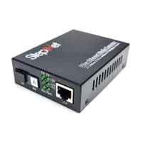Медіаконвертер Step4Net MC-R-0,1-1SM-1310nm-20-LFP, 1550 WDM одноволоконний Full / Half duplex, SC 20km (0+70&amp;deg;C), + блок живлення 5V 1A Q50