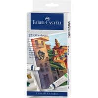 Масляные краски Faber-Castell Creative Studio, 12 туб х 9 мл, 12 цветов (379512) (32069)