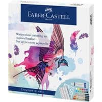 Акварельные краски Faber-Castell Watercolours Painting Set 12 цветов в тубах по 5 мл с аксессуарами (169618) (32663)