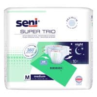 Подгузники для взрослых Seni Super Trio Medium 75-110 см 10 шт (5900516803476)