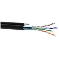 Кабель мережевий OK-Net FTP 305м cat.6 зовнішній, трос 7*0,5 (F/UTP-cat.6) (КППЭт-ВП (250) 4*2*0,54)