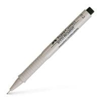 Лайнер Faber-Castell ручка капілярна для графічних робіт Ecco Pigment, діаметр 0,2 мм, колір чорний (16446)