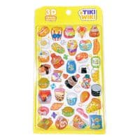 Стікер-наклейка Tiki Wiki набір 3D-наліпок серії Crystal – Тікі смаколики (51368)