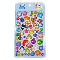 Стікер-наклейка Tiki Wiki набір 3D-наліпок серії Crystal – Тікі океан (51366)
