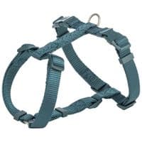 Шлея для собак Trixie Premium H-harness XS-S 30-44 см/10 мм синьо-зелена (4053032672932)