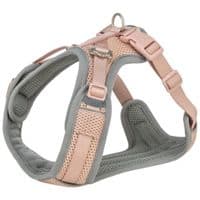 Шлея для собак Trixie Premium FlexMesh м'яка нейлон XS-S 40-57 см/15 мм пудрова (4011905674407)