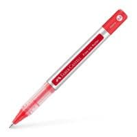 Ролер Faber-Castell Free Ink rollerball, колір чорнила червоний, 0,5 мм, одноразова (29139)