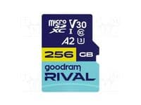 Карта пам`яті MicroSDXC 256GB UHS-I/U3 Class 10 Goodram + SD-adapter R170/W120MB/s + SD-adapter (GGSM2AA-2560R12)