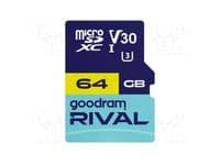 Карта пам`яті MicroSDXC 64GB UHS-I/U3 Class 10 Goodram + SD-adapter R100/W70MB/s + SD-adapter (GGSM3AA-0640R12)