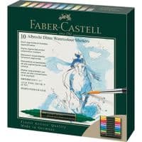 Художній маркер Faber-Castell набір акварельні двосторонні Albrecht Dürer, 10 кольорів (29861)