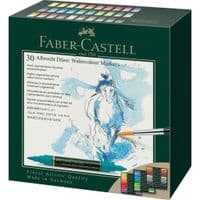 Художній маркер Faber-Castell акварельні двосторонні Albrecht Dürer Faber-Castell, набір 30 кольорів (30286)