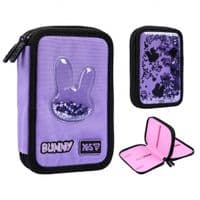 Пенал Yes жесткий двойной Shiny Bunny HP-01 (533708)