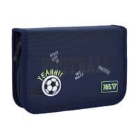 Пенал Yes жесткий одинарный с клапаном Football HP-03 (533869)