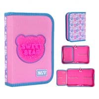 Пенал Yes жесткий одинарный с клапаном Sweet Bear HP-03 (533729)