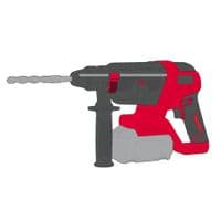 Перфоратор акумуляторнийVitals Master ARa 1826c BL 18В 2.6Дж 0-3000уд/хв 0-950об/хв IP21 2.35кг без АБК та ЗП