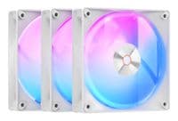 Набор из трех вентиляторов для корпуса 120MM DELTA F12 ARGB 3 IN 1 белый (DELTA-F12-WH3AM00X-GL) OCYPUS