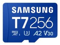Карта пам'яті SAMSUNG MICRO SDXC T7 256GB, U3, V30, A2 до 170 Мб/с