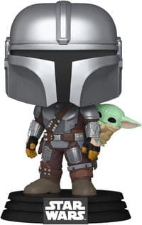 Фигурка Funko POP Star Wars: Mandalorian & Grogu - The Mandalorian w/Grogu