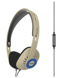 Навушники On-Ear Koss KPH30iRB, 3.5 mini-jack, Mic, 1.2м, Бежевий