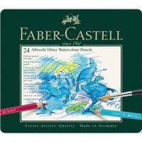 Карандаши цветные Faber-Castell Albrecht Drer, акварельные, 24 цвета, в металлической коробке (117524) (15438)