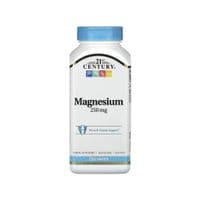 Витаминно-минеральный комплекс 21st Century Магний, 250 мг, Magnesium, 250 таблеток (CEN28050)
