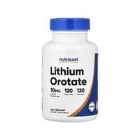 Витаминно-минеральный комплекс Nutricost Литий оротат, 10 мг, Lithium Orotate, 120 капсул (NCS57646)