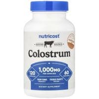 Витаминно-минеральный комплекс Nutricost Молозиво, 1000 мг, Colostrum, 120 капсул (NCS57303)