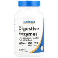 Витамино-минеральный комплекс Nutricost Пищеварительные ферменты, 620 мг, Digestive Enzymes, 120 капсул (NCS57075)