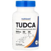Витаминно-минеральный комплекс Nutricost Тауроурсодеоксихолевая кислота, 500 мг, TUDCA, 30 капсул (NCS67069)