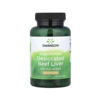 Витаминно-минеральный комплекс Swanson Говяжья печень, 500 мг, Argentinian Desiccated Beef Liver, 120 капсул (SWV11198)