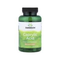Витаминно-минеральный комплекс Swanson Каприловая кислота, 600 мг, Caprylic Acid, 60 гелевых капсул (SWV02096)