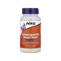 Витаминно-минеральный комплекс Now Foods Ашваганда, Ashwagandha Stress Relief, 60 вегетарианских капсул (NF2375)