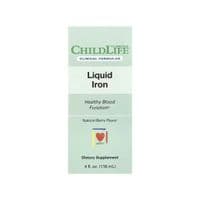 Витаминно-минеральный комплекс ChildLife Clinicals Железо жидкое, вкус ягод, Liquid Iron, 118 мл (CLC30701)
