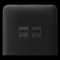 Фронтальная панель Ajax SideCover (LAN) vertical Black