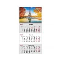 Календар Axent настінний квартальний 2027 р.,1 пр. Romantic 1 (8801-27-13-A)