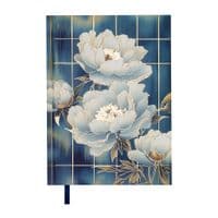 Тижневик Buromax недатований PEONY, A5, блакитний 336 сторінок (BM.20170-14)