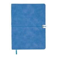 Тижневик Buromax недатований VELOUR, A5, блакитний, штуч.шкіра, 336 сторінок (BM.20770-14)