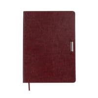 Тижневик Buromax недатований SALERNO, L2U, A4, коричневий, штуч.шкіра, 336 сторінок (BM.20990-25)